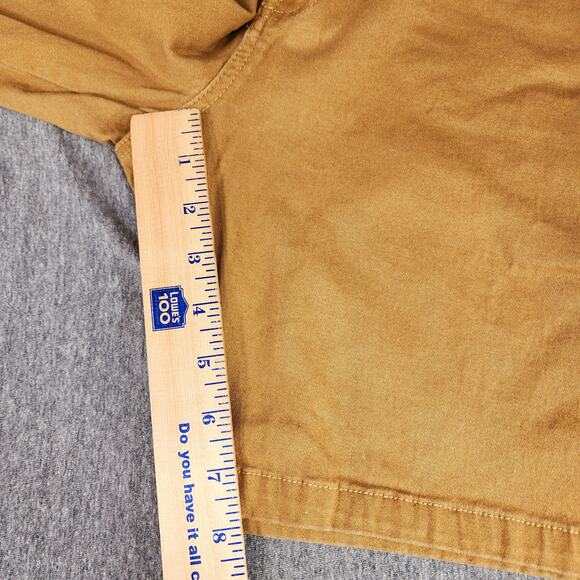 WXYZ Carpenter Short sz 34 Caramel Cognac Brown Stretch Cargo Pocket Workwear 8" - Picture 8 of 11